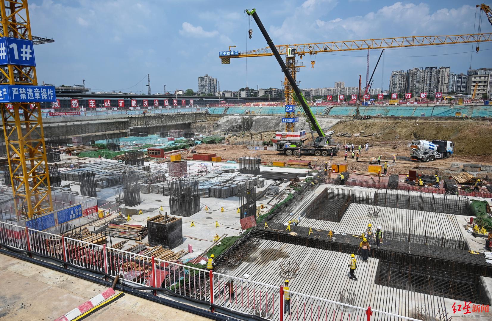 火車北站擴能改造進入二階段施工，商貿大道下穿隧道預計年內通車